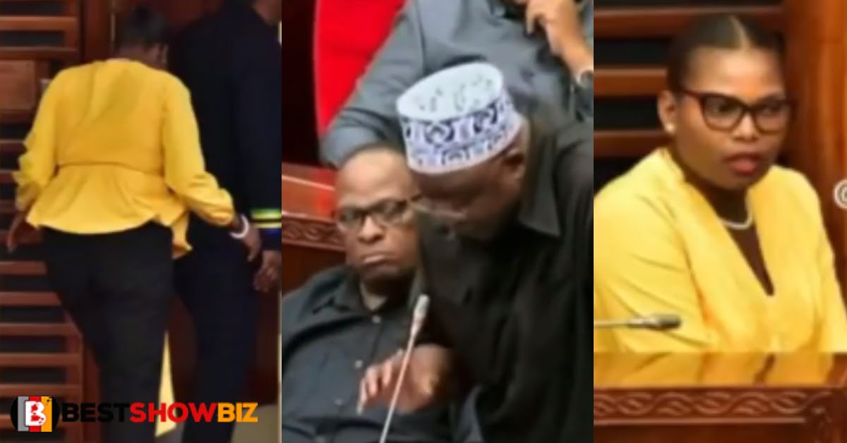 Parliament Forces Female MP to go out just because she was wearing tight jeans (video)