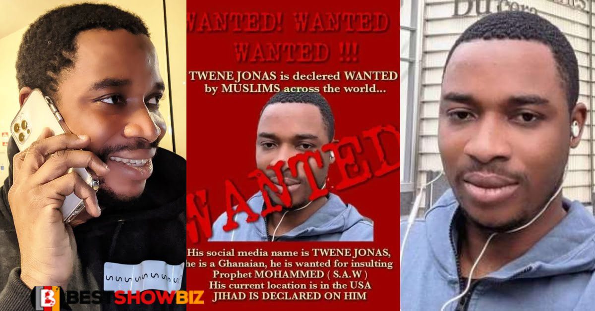 SAD: Twene Jonas declared wanted by Muslims across the world for disrespecting Prophet Mohammed - Video