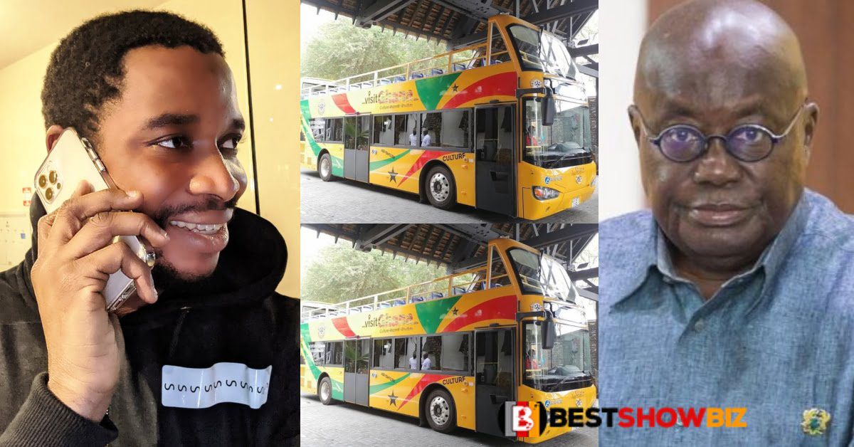 Twene Jonas Deserves praises as Government lunches new urban buses like those in America (photos)