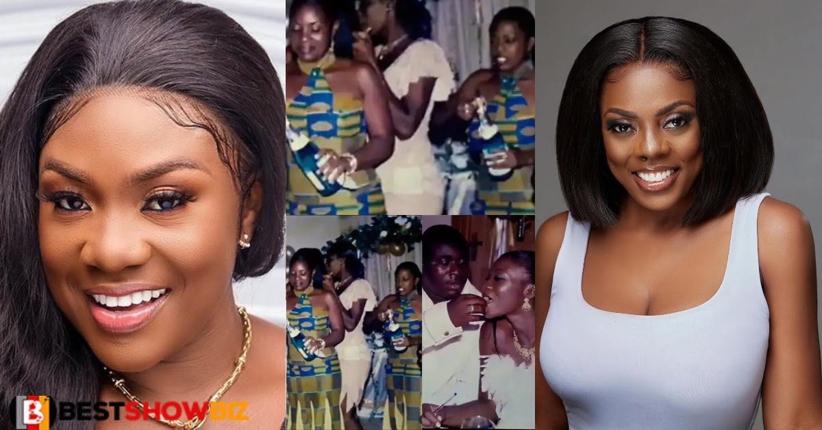 Video of Emelia Brobbey and Nana Aba Anamoah serving as Stacy Amoateng's bridesmaid 16 years ago pops up