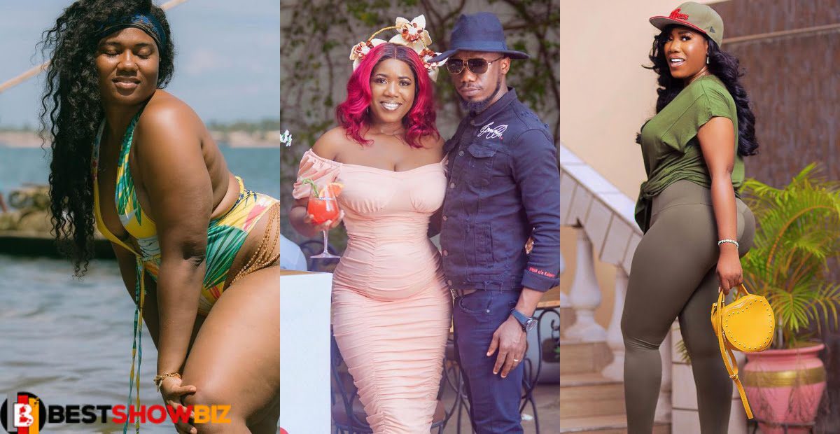 Nkonkonsa and his wife shames Abena Korkor as they renew their marriage vows in a new romantic video