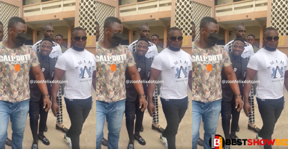 Brother Sammy storms the internet as he steps out with bodyguards in a new video