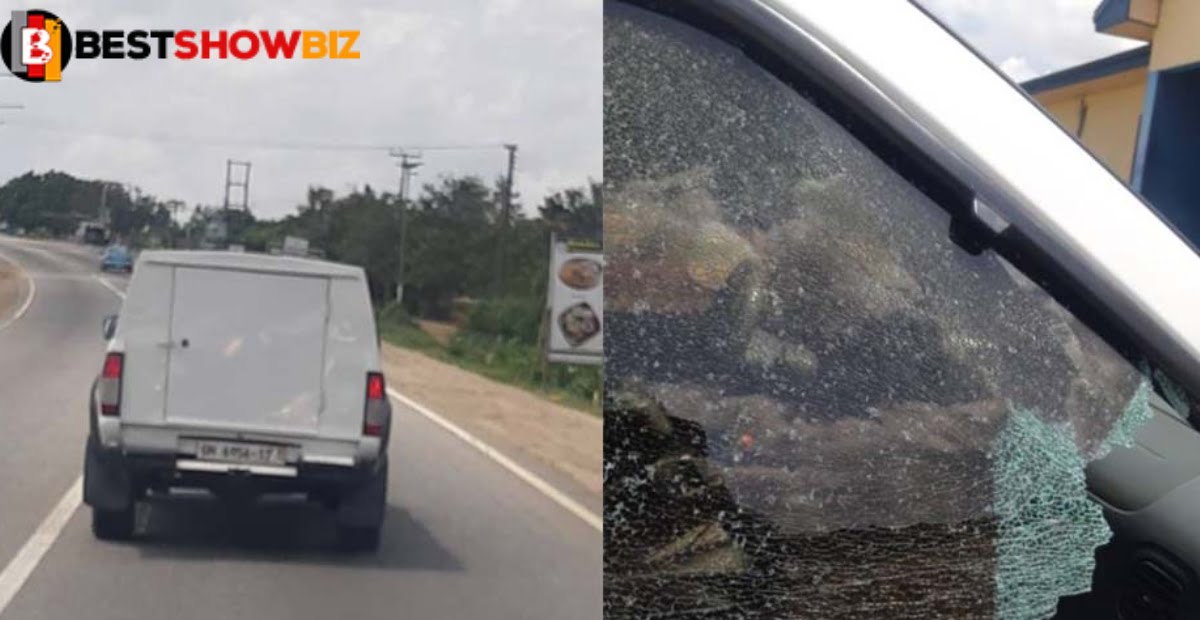Armed thieves rob another bullion van on kasoa-winneba road