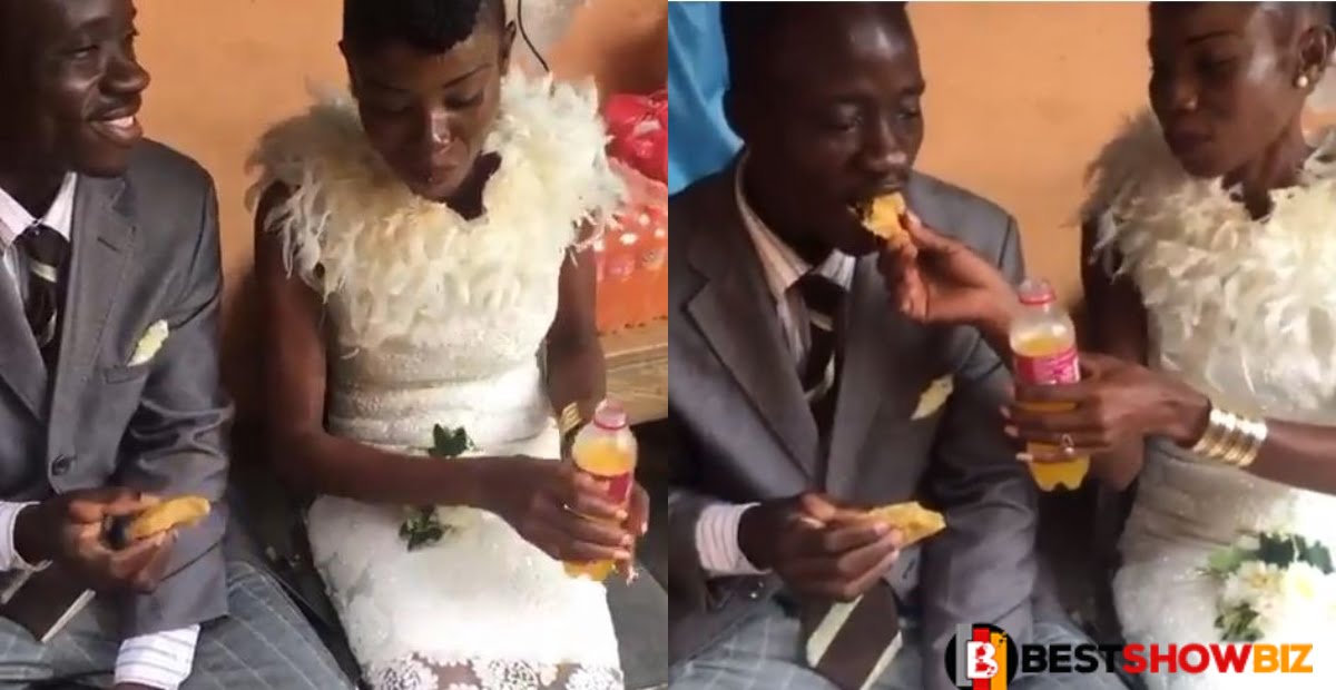 Lovely!! Couple spends only Ghc 17 on their wedding (video)
