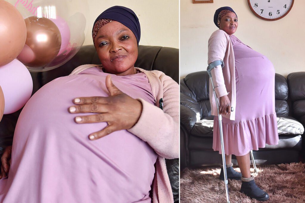 37-year-old woman breaks world record by giving birth to 10 babies at once- Photos