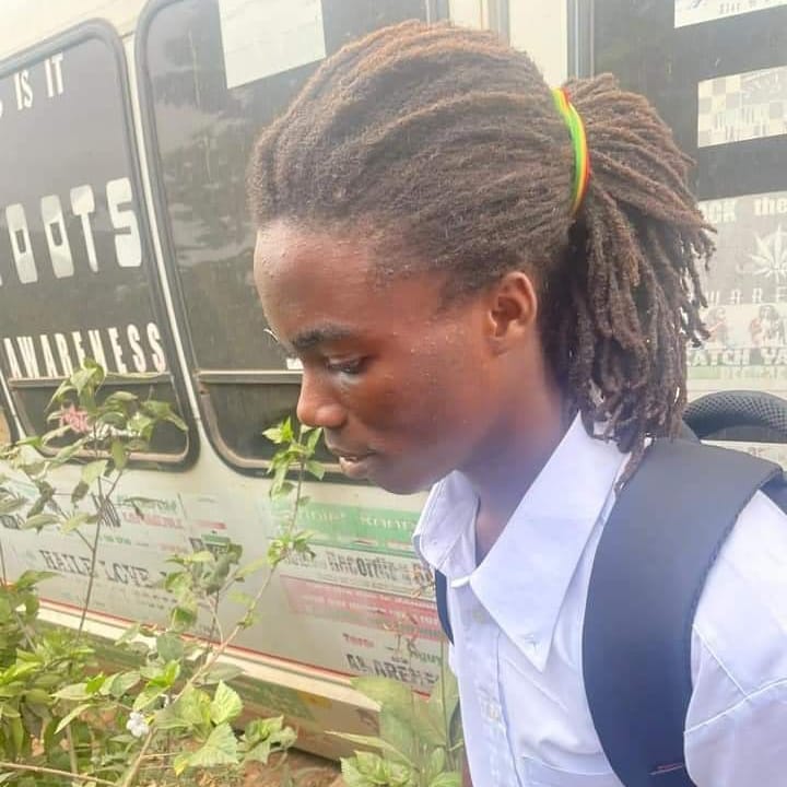 Tyrone Marghuy arrives for his first day at Achimota (photos)