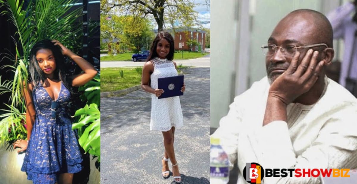 Kennedy Agyapong's prodigal daughter graduates from university despite her father's negligence