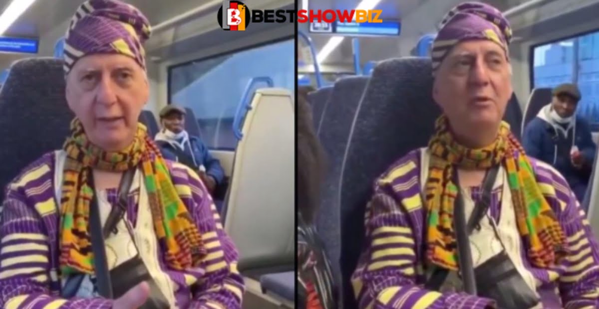 Ghanaians shocked as White man called Kofi Asante speaks twi fluently in a london bus