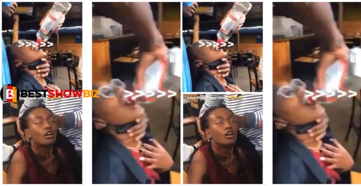 Lady dies after drinking undiluted hard Alchohol on her birthday (video)