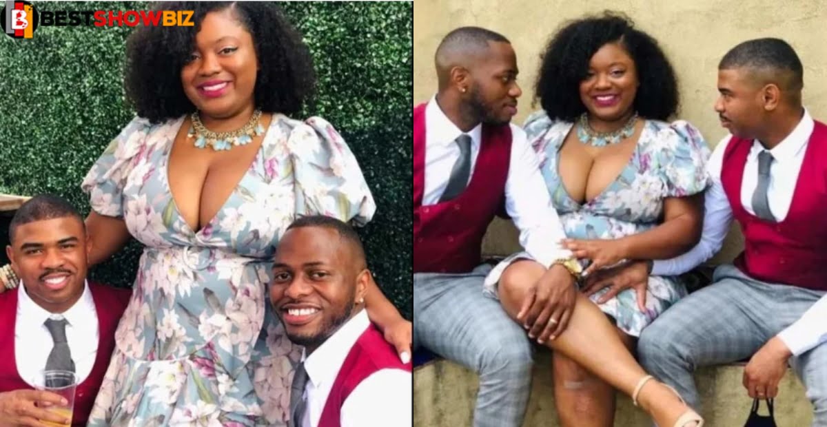 "Marrying two men is better than one"- Woman says as she flaunts her two husbands (photos)