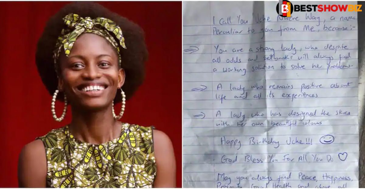 Lady shares touching message a friend she is not on good terms with wrote to her on her birthday