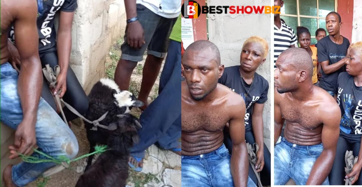 Two lovers almost lynched after they were caught stealing a goat.