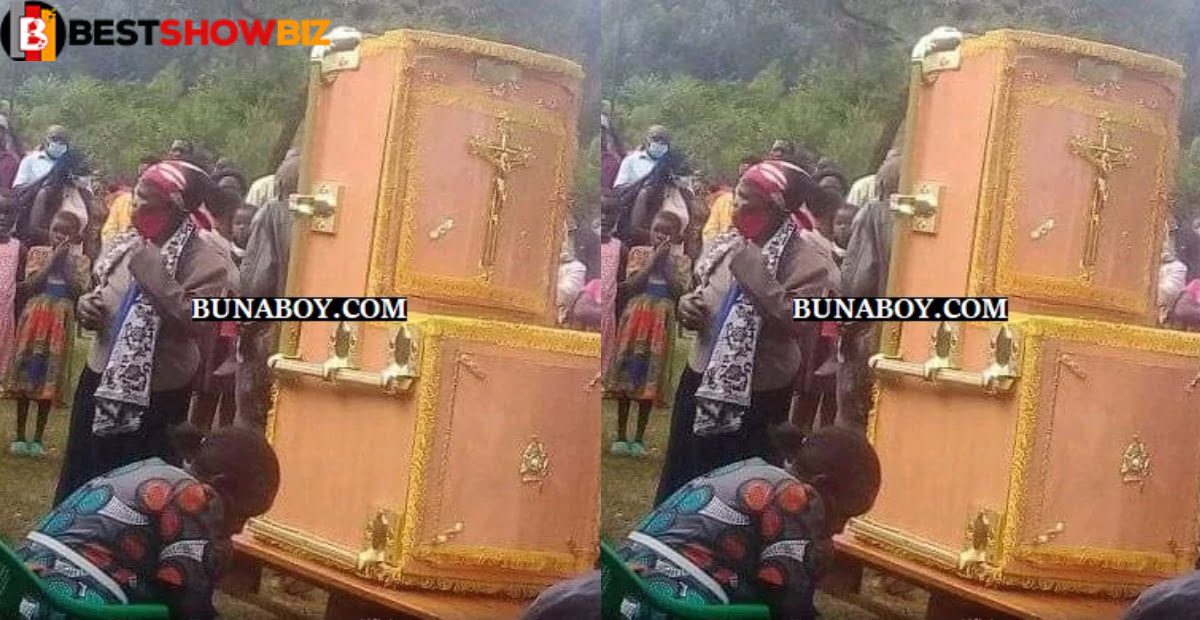 This is not good! Man buried in a sitting position with a special coffin (photo)