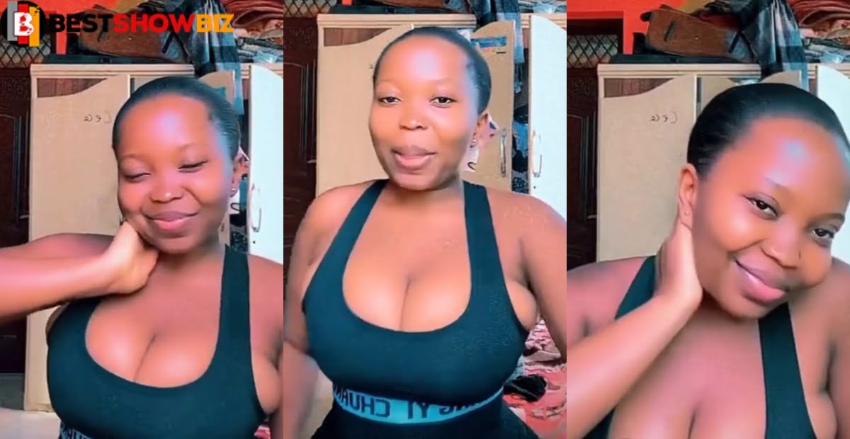After her nak3d pictures went viral, Akua looks happy and bright as she posts a new video.
