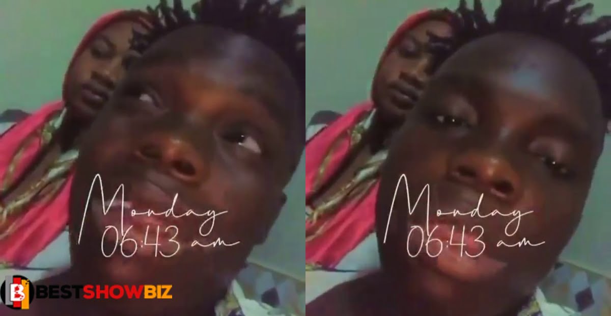 Shatta Bandle's baby mama surfaces after he welcomed his first child (video)
