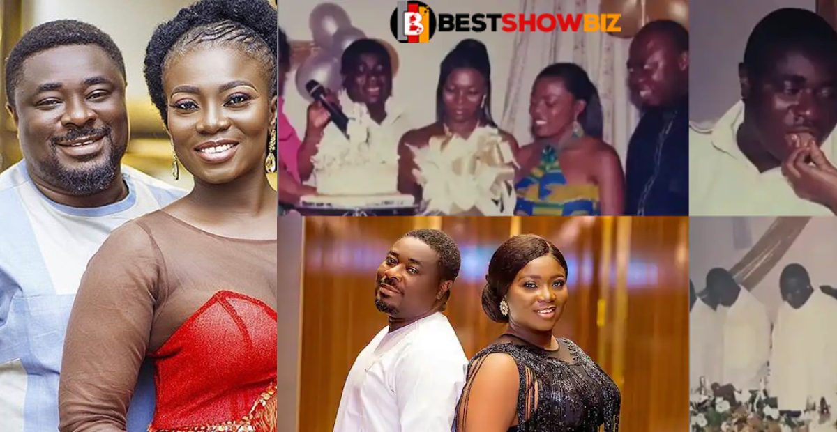 Beautiful throwback wedding photos of Stacy Amoateng and Okyame Quophi keeps trending