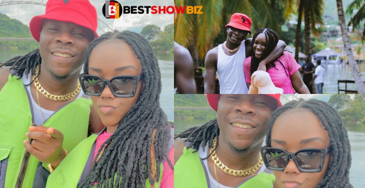 Dr Louisa shares never before seen pictures of herself and stonebwoy chopping love