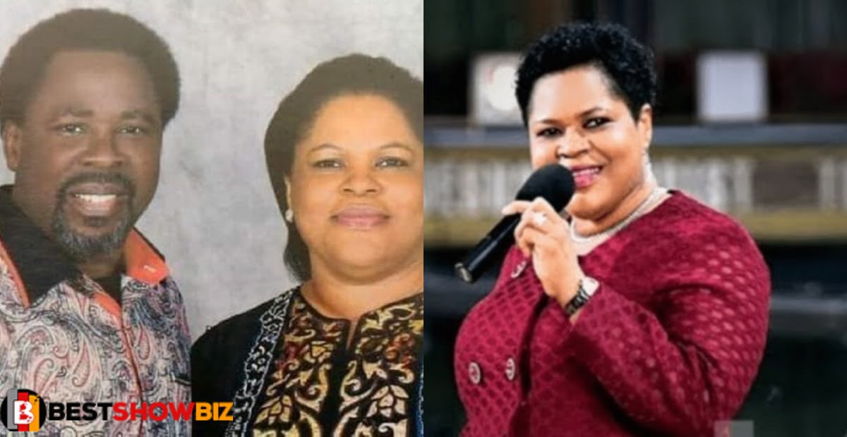 TB Joshua's wife reacts to unbelievable news of her husband's demise.