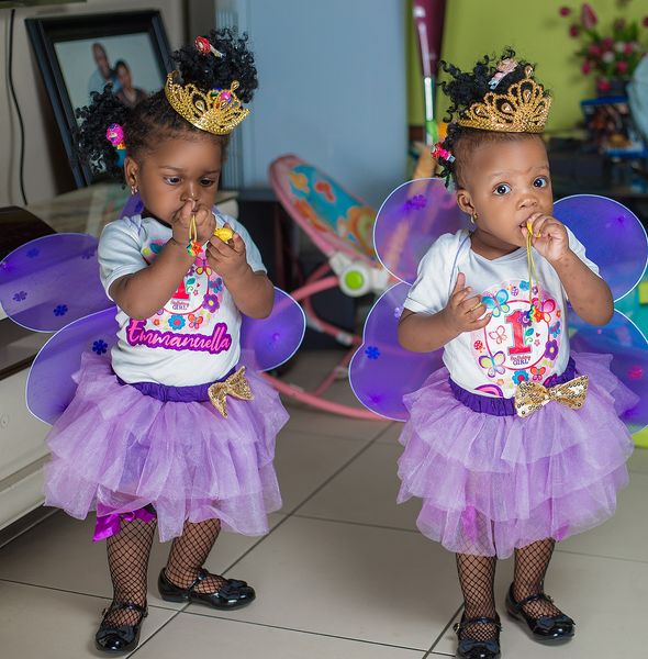 Twins party turns funeral as parents recount how they survived 3 years in the womb before they were born - Photos