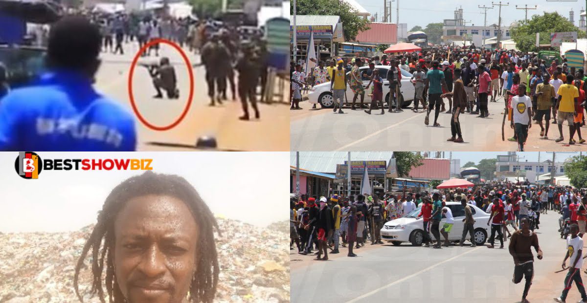 2 dead 4 injured as soldiers Open fire on protesting youth at Ejura (video)