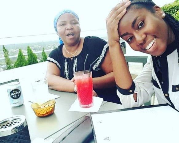 Like mother like daughter: Watch video of Mzvee's mother giving some hot rap in the studio