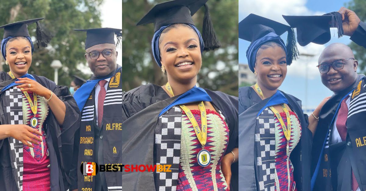Ayisha Yakubuu of TV3 and Alfred Nene graduate with Masters Degrees as beautiful photos drops
