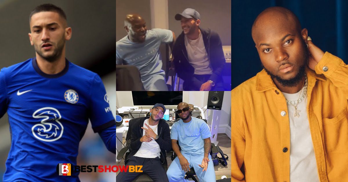 Beautiful moment Chelsea Star Hakim Ziyech joined King Promise and sings his favorite song - Video