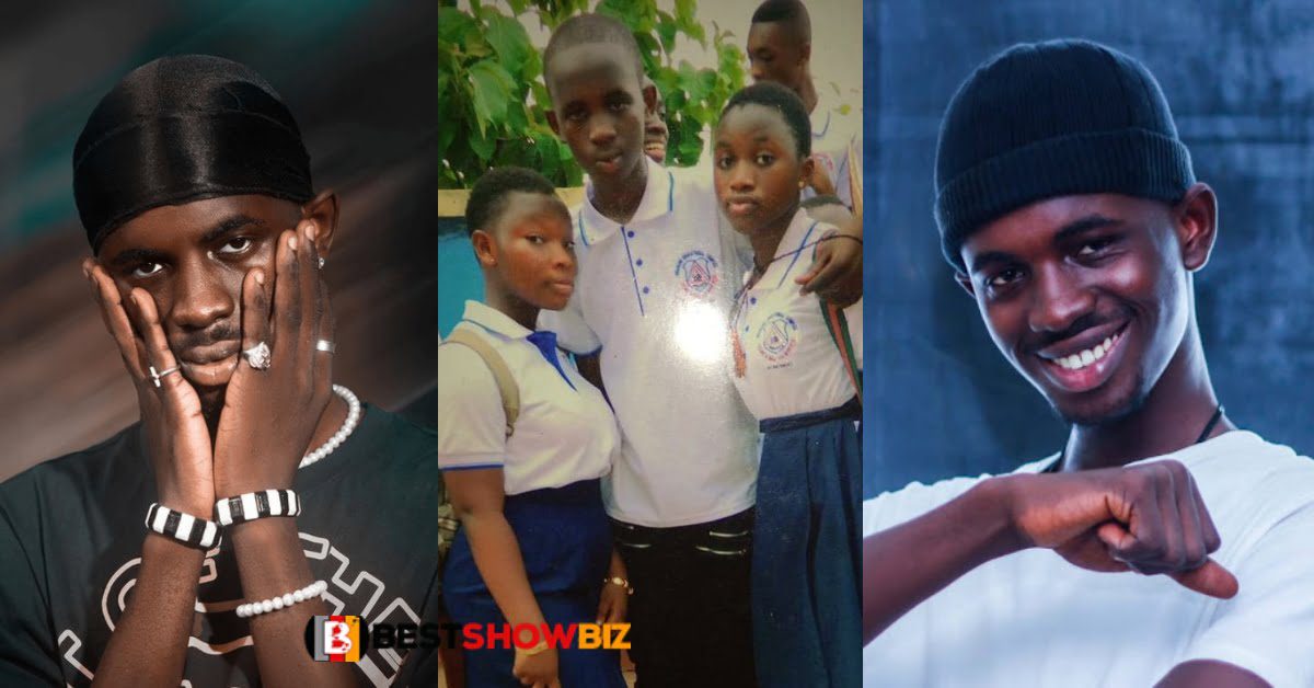 See throwback photos of Black Sherif looking innocent and smallish trending online