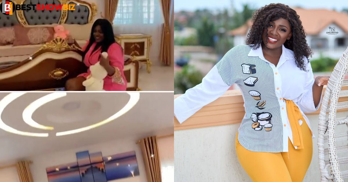 Tracey Boakye drops beautiful video from her lavish bedroom - Teases haters