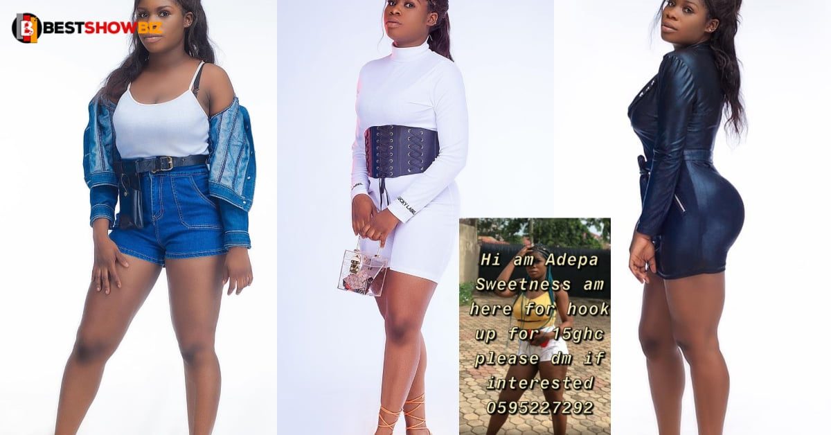 "Someone is disgracing me, circulating my picture and number that I do hook up for Ghs 15"- Adepa Sweetness (video)