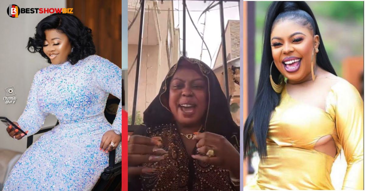 "Don't bite the hand that feeds you"- Rev Obofour's wife reacts to Afia Schar's allegations that she is a lesbian (video)