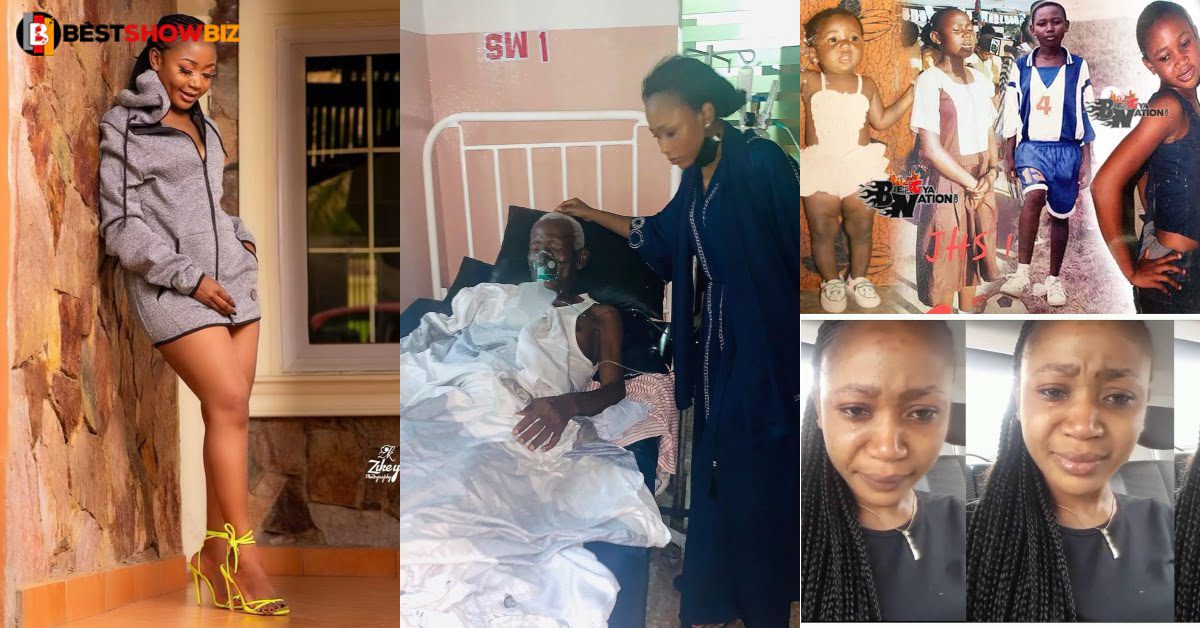 Sad News hits Akuapem Poloo as she loses the man who took care of her when she was young.