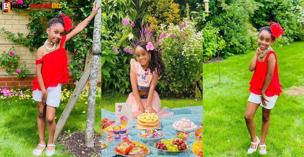 Beautiful photos of Asamoah Gyan's daughter surfaces as she marks her birthday