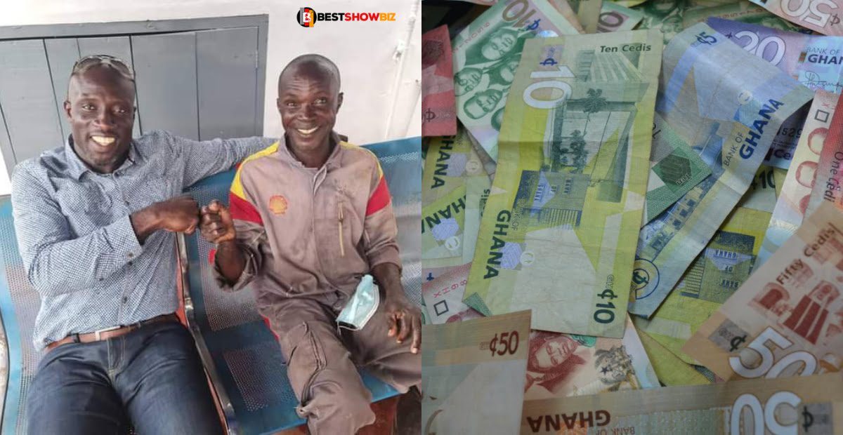 Meet the washing bay Attendant who found millions of cedis and returned it.