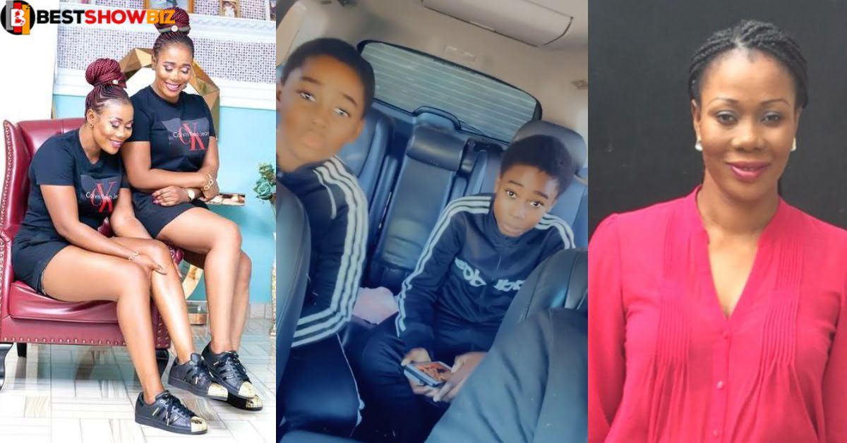Actress Borga Sylvia for the first time shows off her handsome sons in a new video