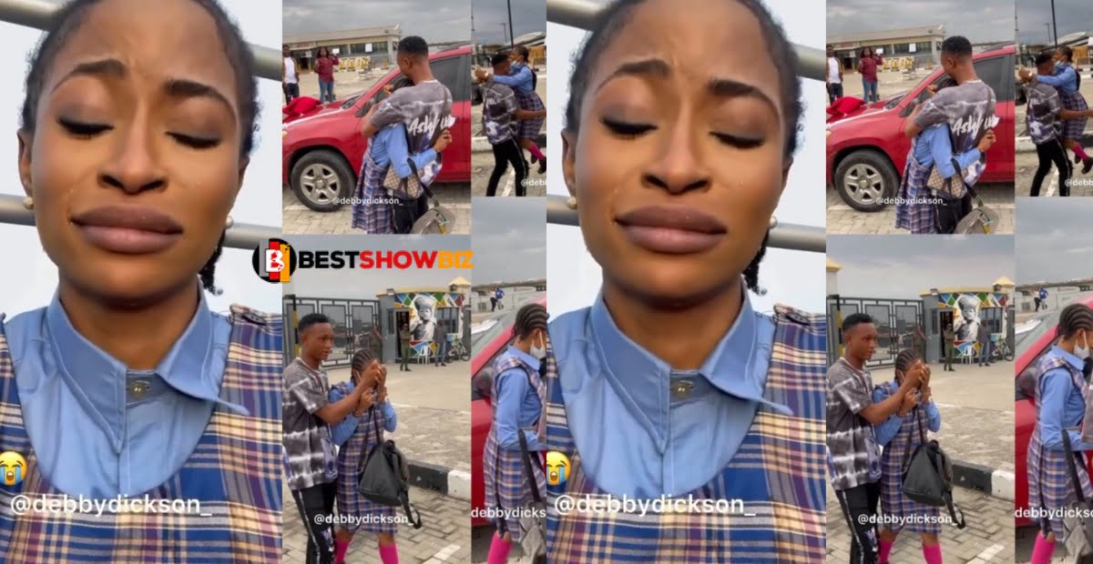 (Break-up) It has ended in tears for the girl whose boyfriend gave her a car on her birthday.