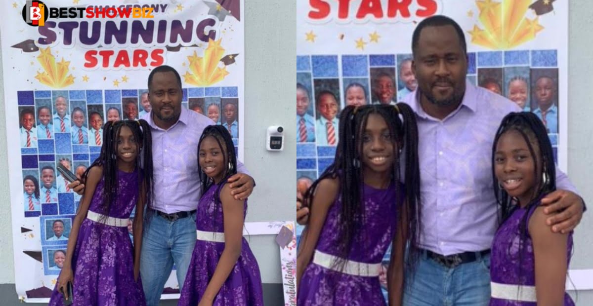 Actor Desmond Elliot celebrates his daughter and her best friend for graduating JHS