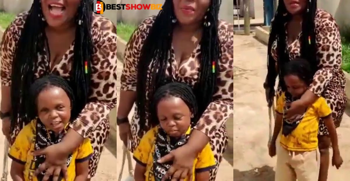"I will Thank God if you were my husband"- Thick lady tells Don little (video)