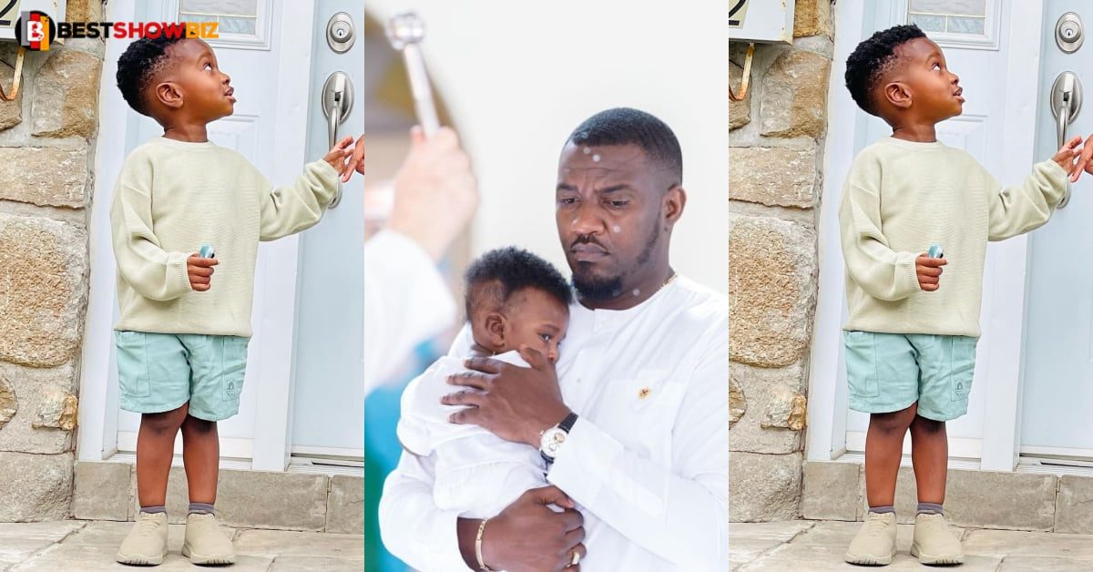 John Dumelo's sends his son to canada to starts his schooling there.
