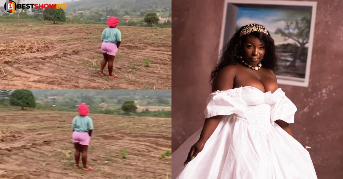 "It was a dream now it is real"- Eno Barony says as she shows off her newly bought land (video)