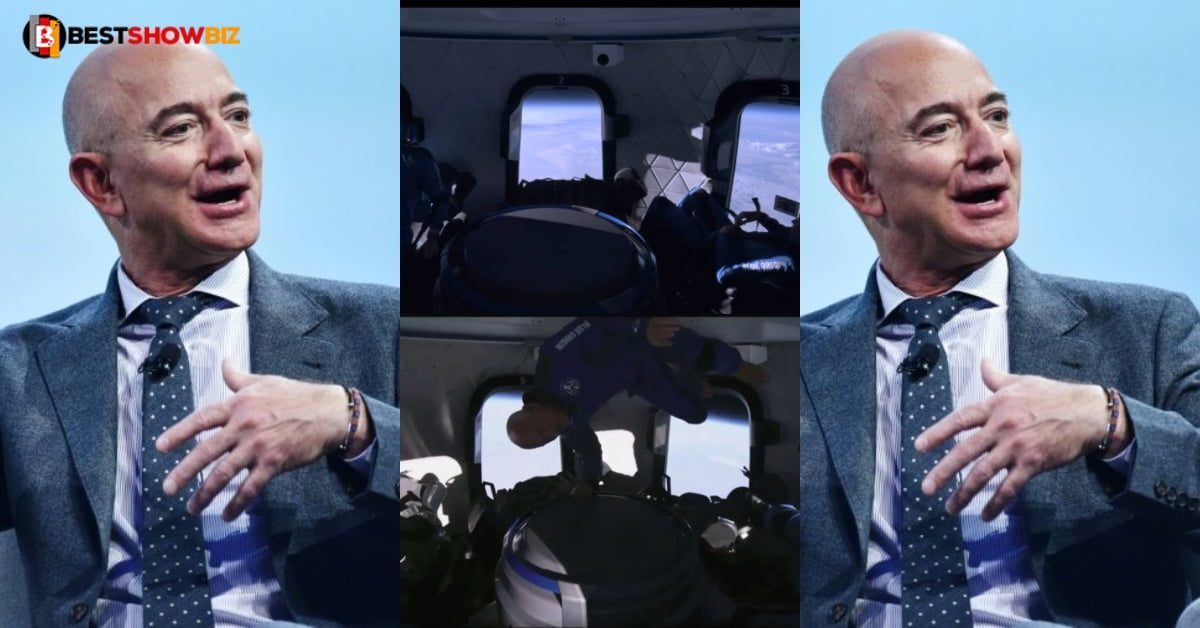 World richest man Jeff Bezos travels to space with his friends to play after spending millions of dollars (video)