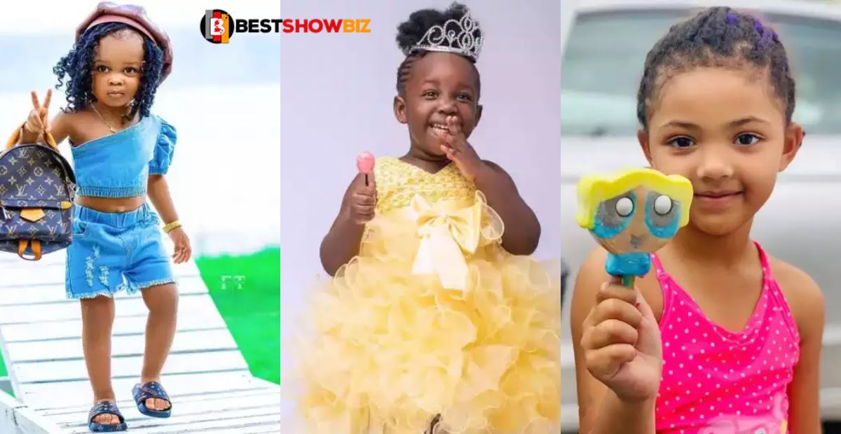 See the top list of the most followed celebrity kids in Ghana on social media