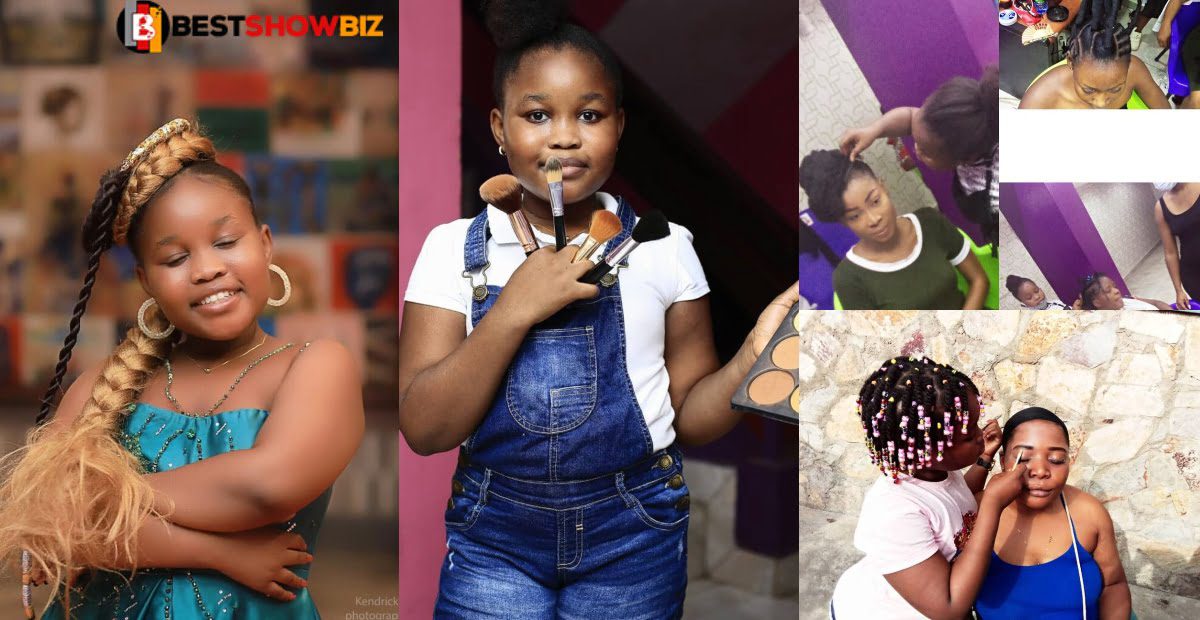 Meet Nelissa, the youngest Makeup artiste in Ghana - Photos and Videos