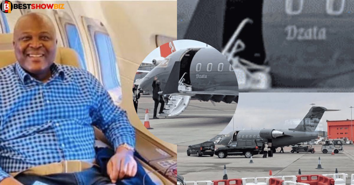 Ibrahim Mahama becomes the first person in Ghana to buy a Private Jet (photos)