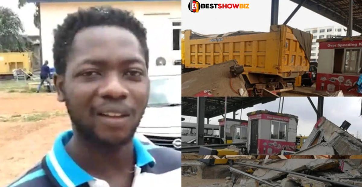 My father died without Salary for four months: Son Of Deceased Tollbooth Accident Victim sadly reveals