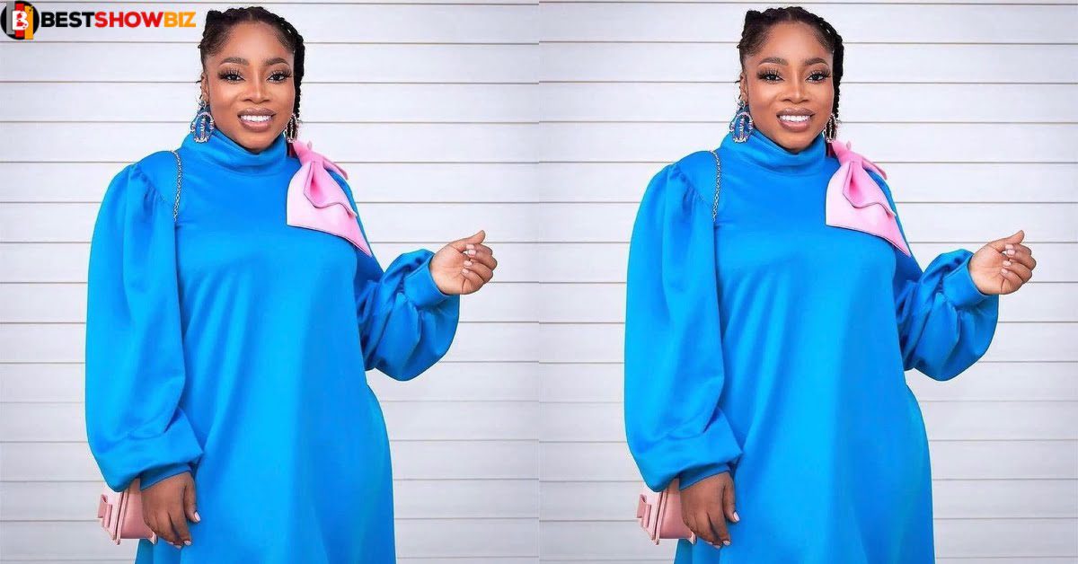 New photos of 'Osofomaame' Moesha cloths up in a beautiful outfit to church surfaces