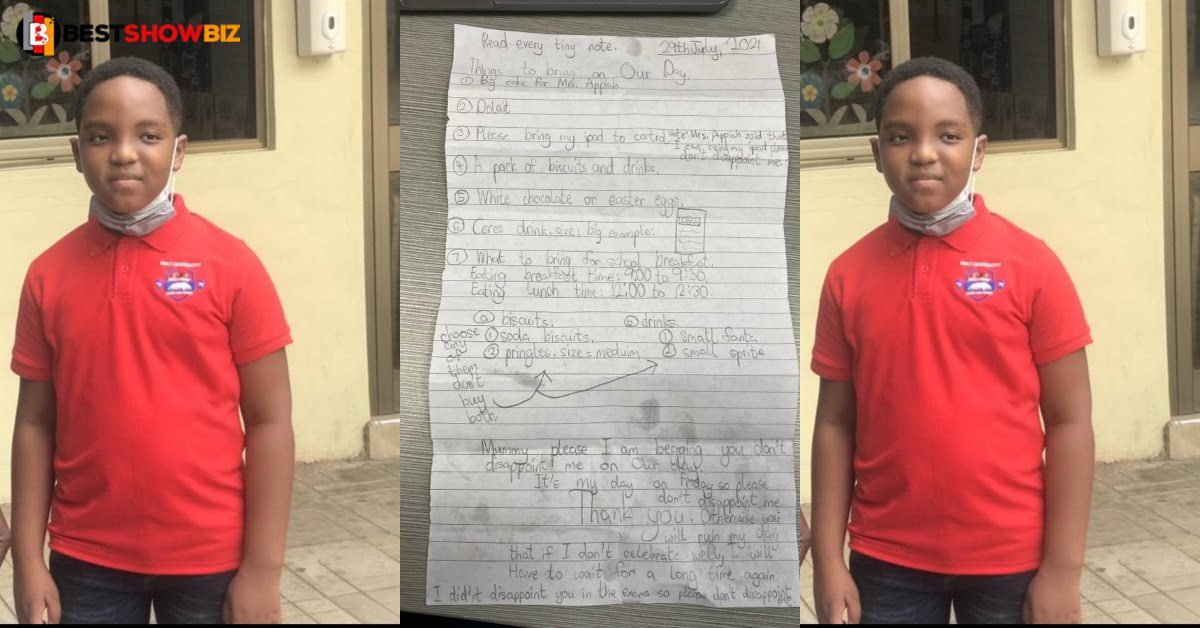 Everything you need to know about Oswald, the 9 years old Boy who made the viral Ourday list