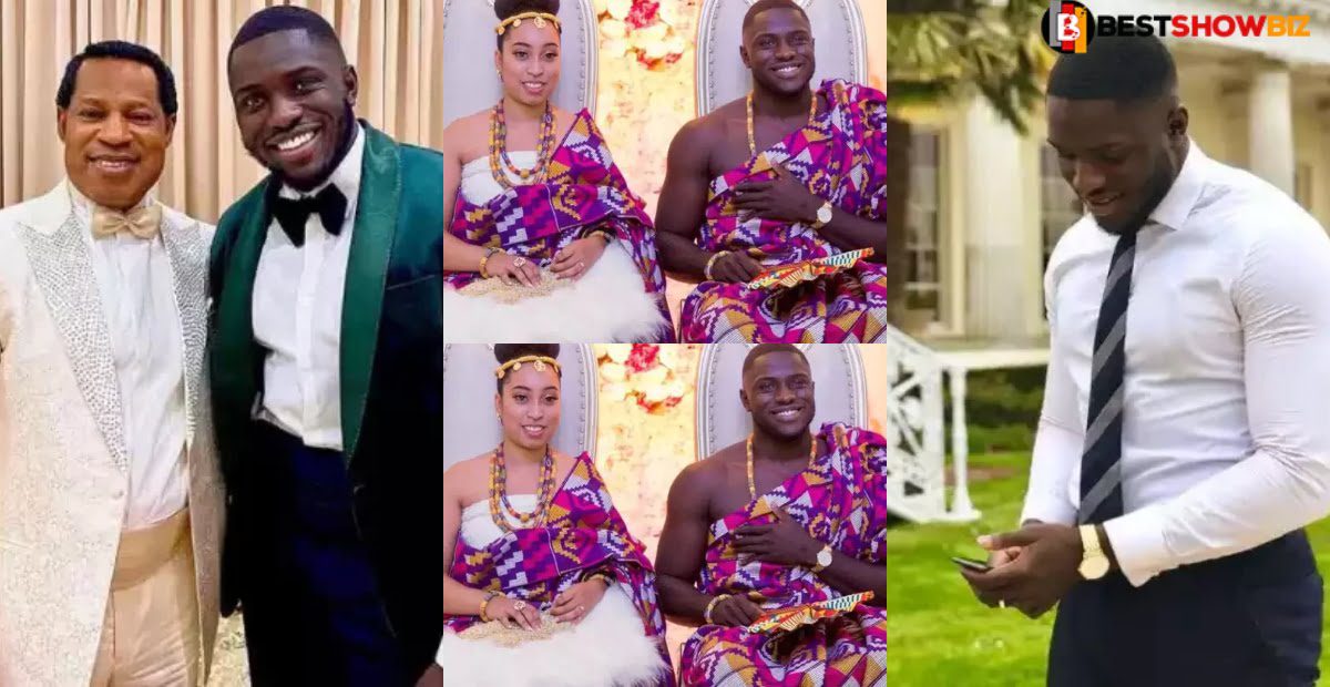 Meet the rich Ghanaian young man who married the daughter of pastor Chris. (photos)