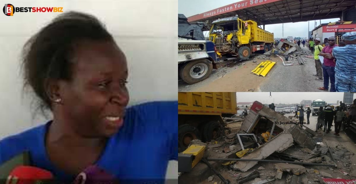 Video: Cleaner Whose Colleague Died in Motorway Toll Booth Accident Narrates how she Escaped