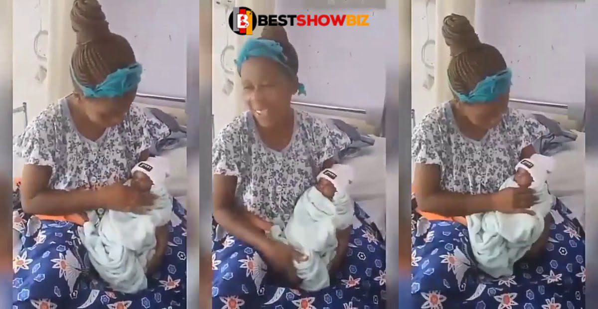Husband flees after his 55-year-old wife loses her womb after given birth for the first time - Video